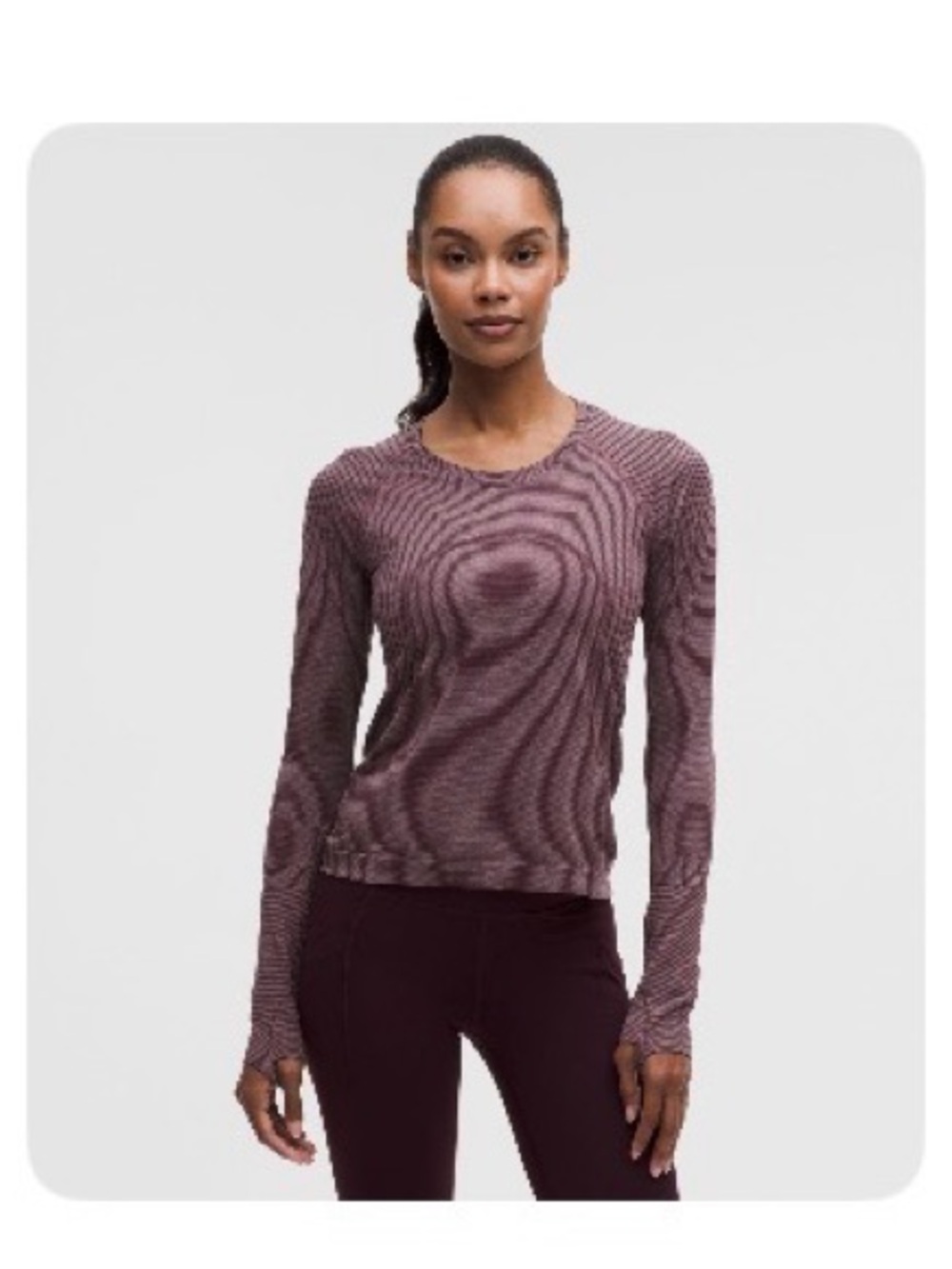NWT Lululemon Swiftly Tech Long-Sleeve Shirt 2.0
*Waist Length